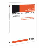 Prévention des difficultés et procédures collectives