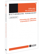 Prévention des difficultés et procédures collectives