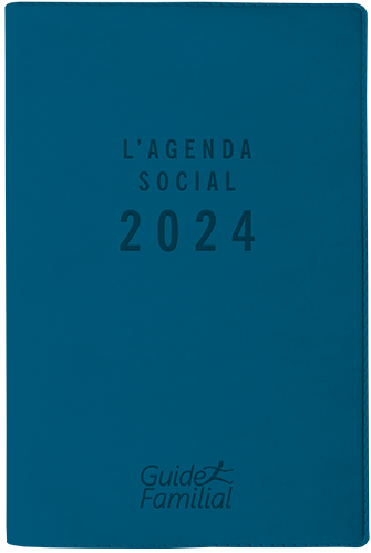L’Agenda Social Relié 2024 - Bleu Canard