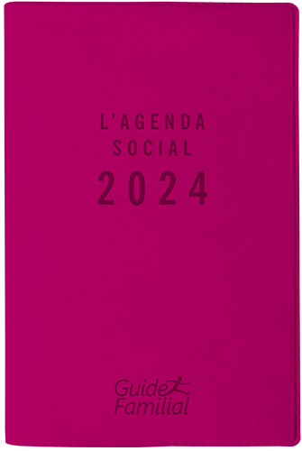 L’Agenda Social Relié 2024 - Rose Framboise