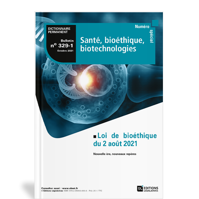 Loi de bioéthique du 2 août 2021