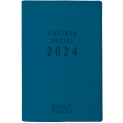 L Agenda Social Relie 2024 - Bleu Canard