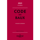 Code des baux 2023 annote et commente