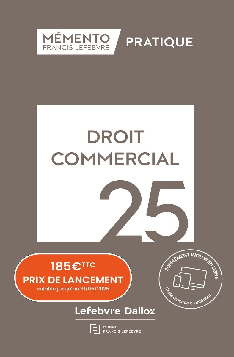 Mémento Droit Commercial 2025