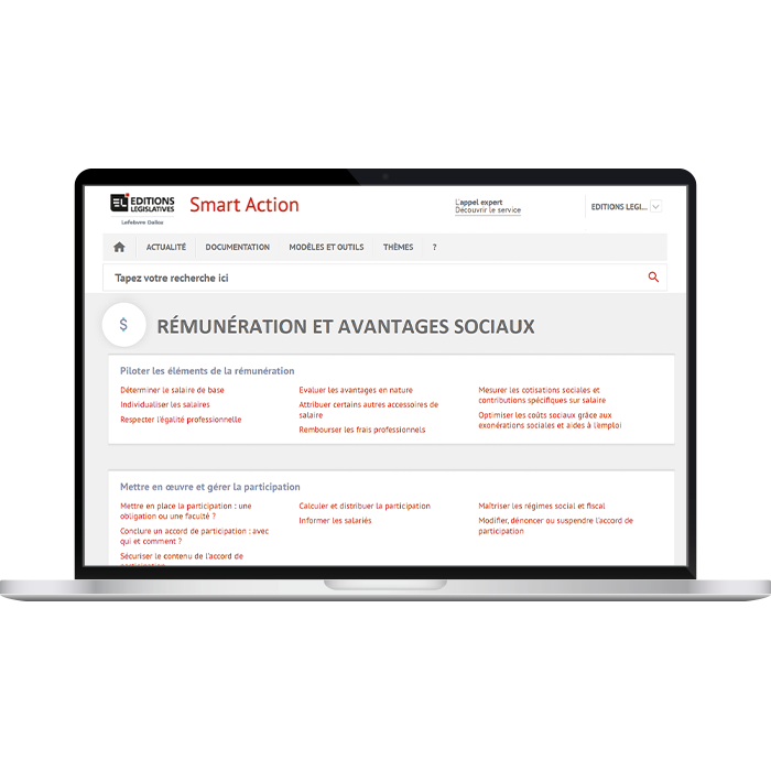 Smart Action Rémunération et avantages sociaux