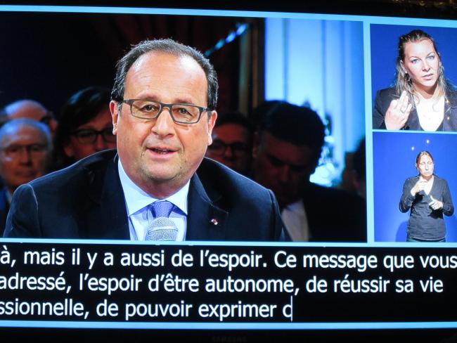 Conférence nationale du handicap : Hollande monte au créneau 