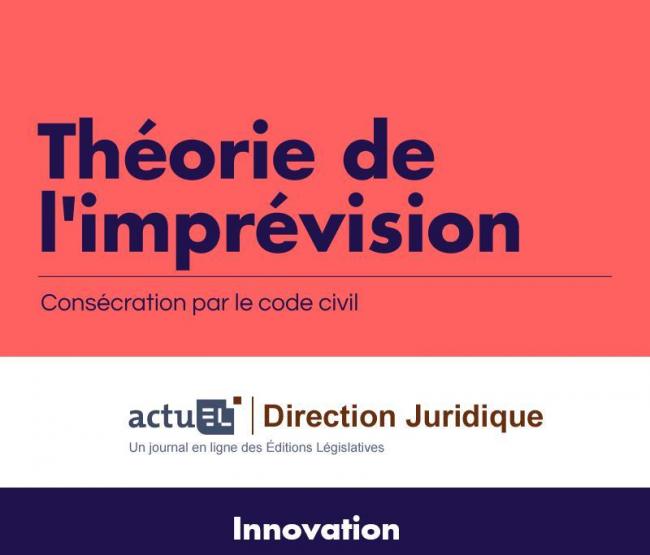 Infographie : l'imprévision après la réforme du droit des contrats (3/6)
