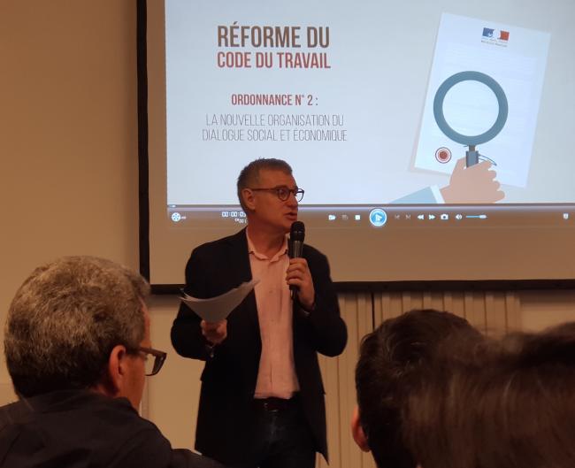 "La réponse à donner à la fusion des IRP, c'est de nous implanter dans les entreprises"