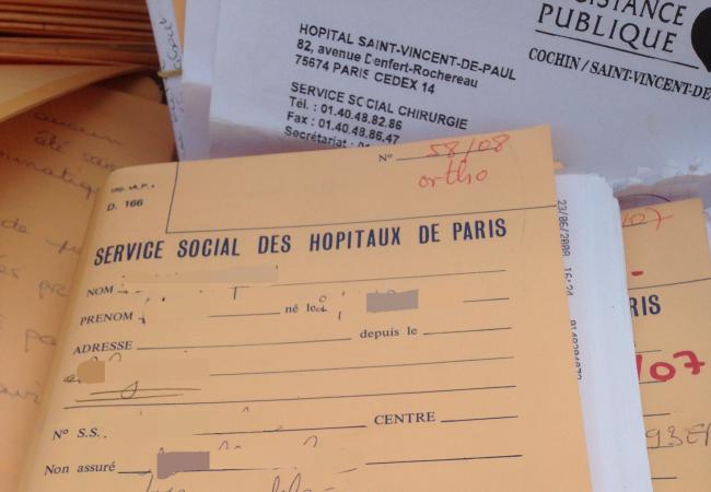Des dossiers du service social des hôpitaux de Paris laissés à l'abandon
