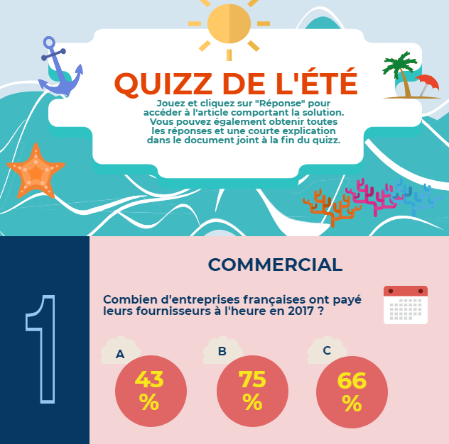  Quiz de l'été : testez vos connaissances !