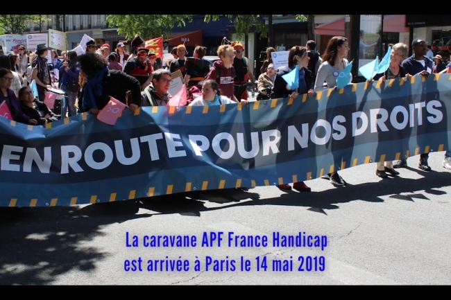 Caravane de l'APF : entre la colère et l'espoir [Vidéo]