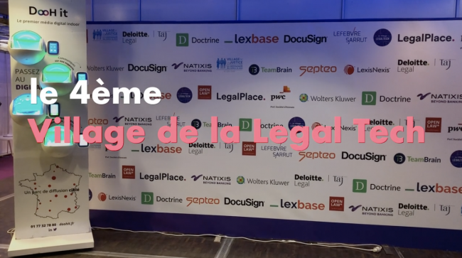 [Vidéo] A la rencontre des juristes au Village de la Legal Tech