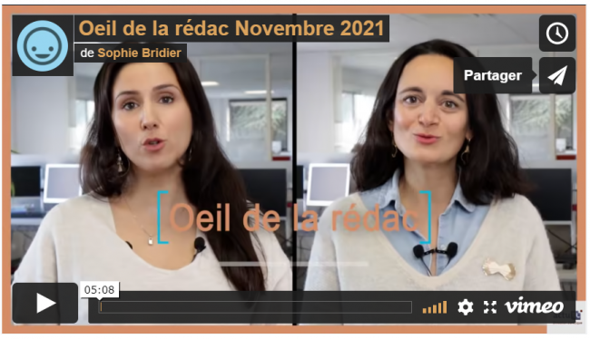 [Vidéo] L'œil de la rédac du mois de novembre