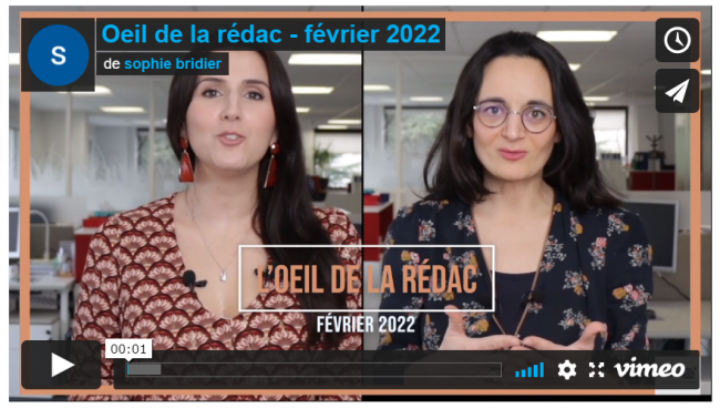 [Vidéo] L'œil de la rédac du mois de février